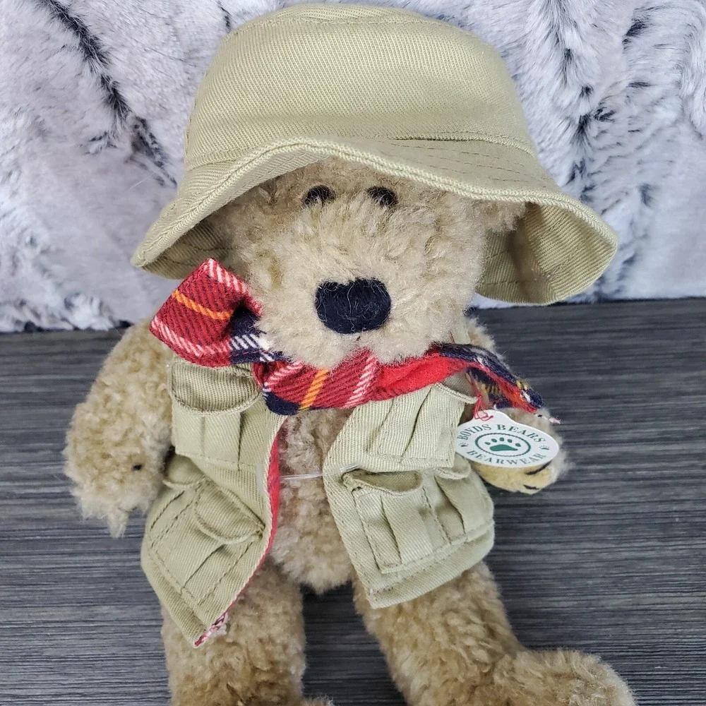 VINTAGE Boyds Bears THAYER Fisherman 8